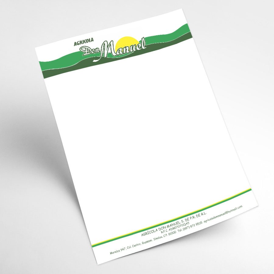 Hoja Membretada Obra 75gr